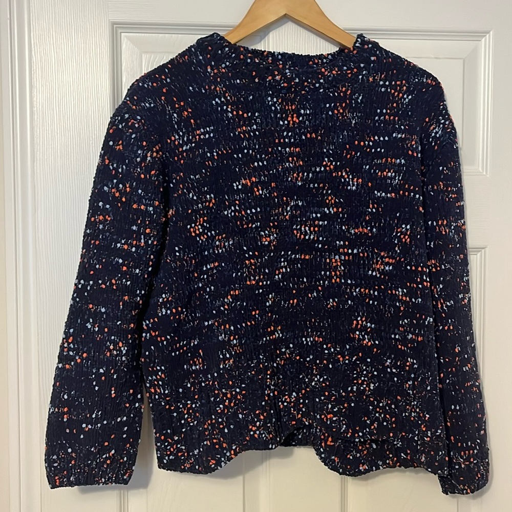 Francesca’s Navy confetti Sweater